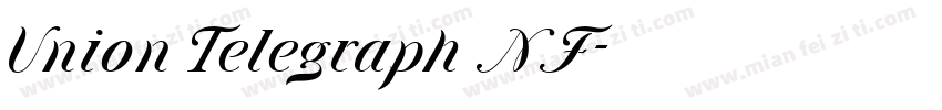 Union Telegraph NF字体转换